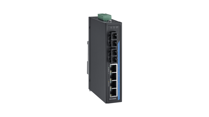 4+2 100FX Port S.M. Unmanaged Ethernet Switch